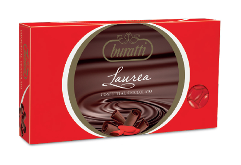 CONFETTI CIOCCOLATA ROSSO 1KG