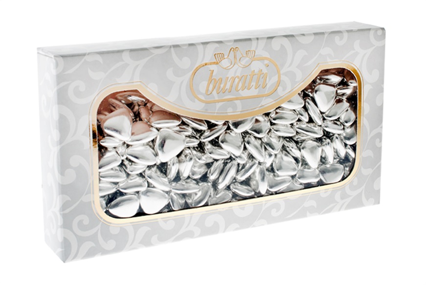 CONFETTI CUORE CIOCC. ARGENTO 1KG