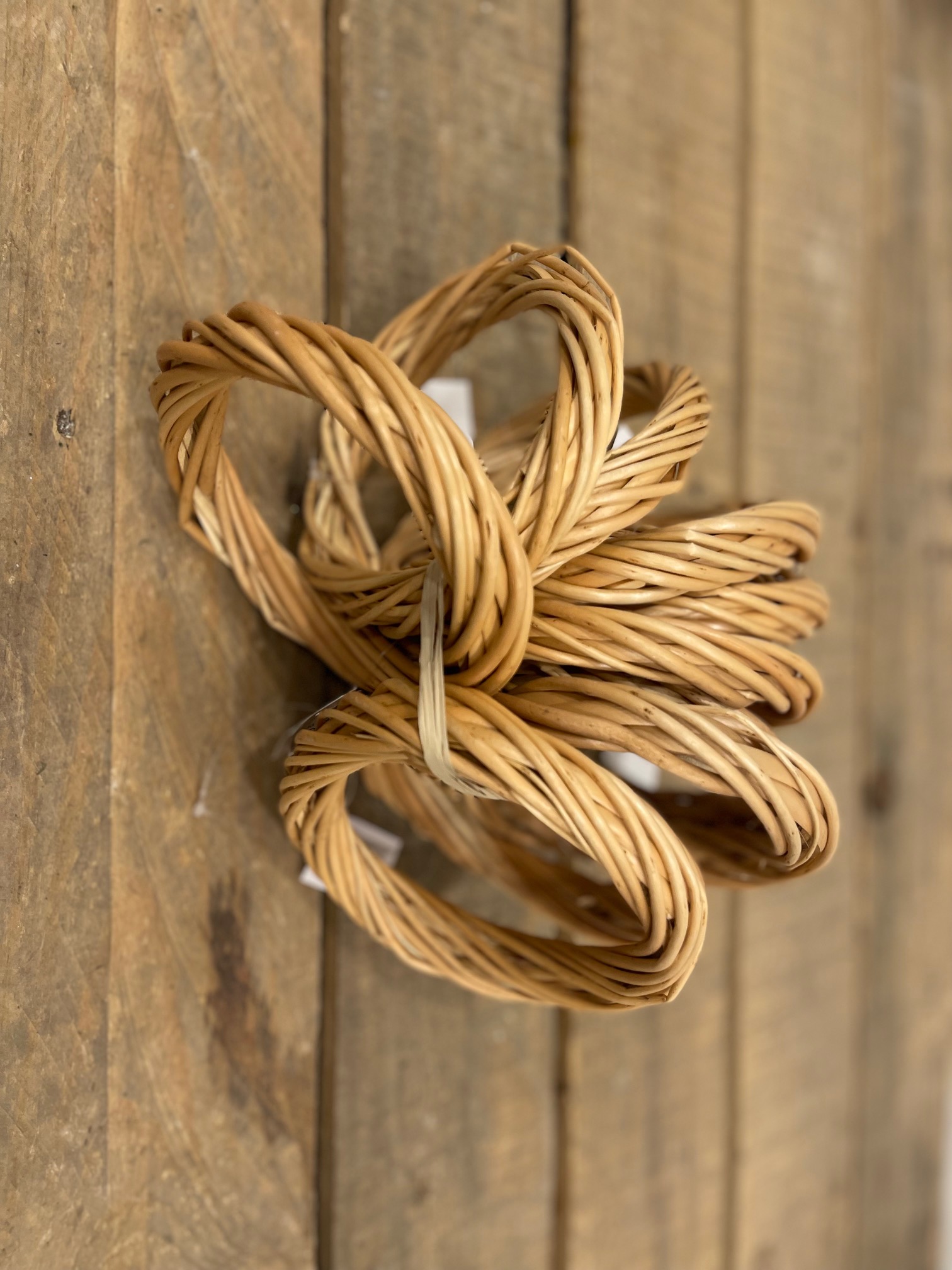 CORONA VIMINI D15CM. 10PZ. NATURALE