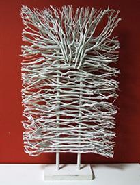 ALBERO LEGNO SMALL H101 L57X13CM. WHITE