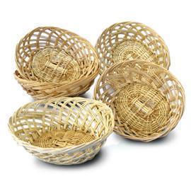 CESTO OVALE NATURAL 23X19 H.8CM.