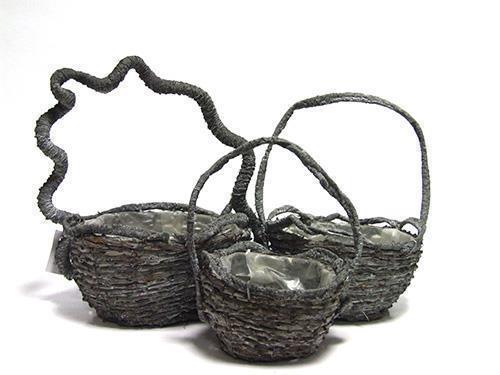 CESTO BOSCO TONDO S/3PZ. H11-12-13 D18-22-27CM.