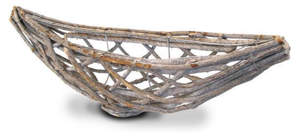 SHIP BASKET 76X18X26CM. NATURAL