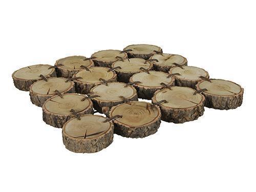 PIATTO DISCHI LEGNO 29X29X2CM. NAT