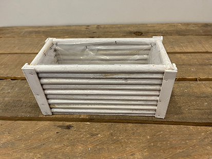 CASSETTA RETT.PICC. TONDINI H11 24X12CM. BIANCO