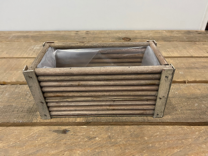 CASSETTA RETT.PICC. TONDINI H11 24X12CM. NAT