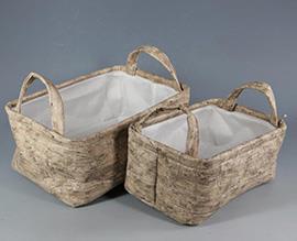 CESTI RETT.S/2PZ. 30X20 25X15CM.