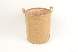 COPRIVASO EFF.SUGHERO H26 D26CM. C/MANICI