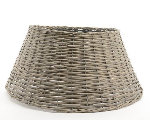 COPRI BASE ALBERO VIMINI H28 D57CM GRIGIO