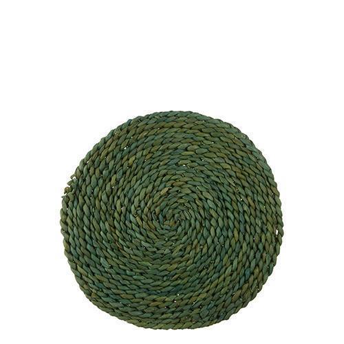 SOTTOPIATTO FIBRE H1,5 D38CM. VERDE