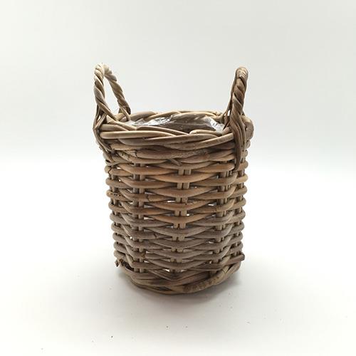 CESTO RATTAN 2MAN. D.17 H17CM. NAT