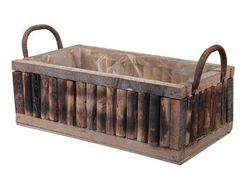 CASSETTA LEGNO C/MAN. H11 28X13CM. NAT