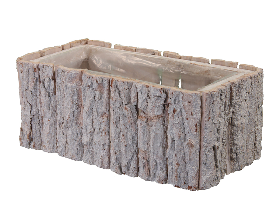 CASSETTA CORTECCIA SBIANC. H11 27X15CM.