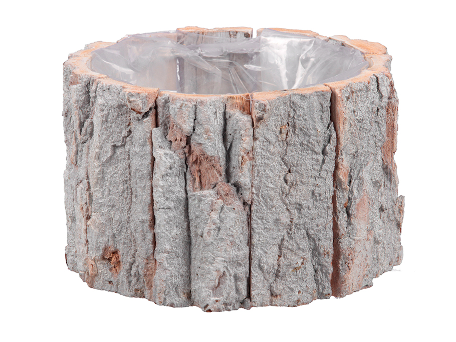 CESTO CORTECCIA SBIANC. D15 H9CM.