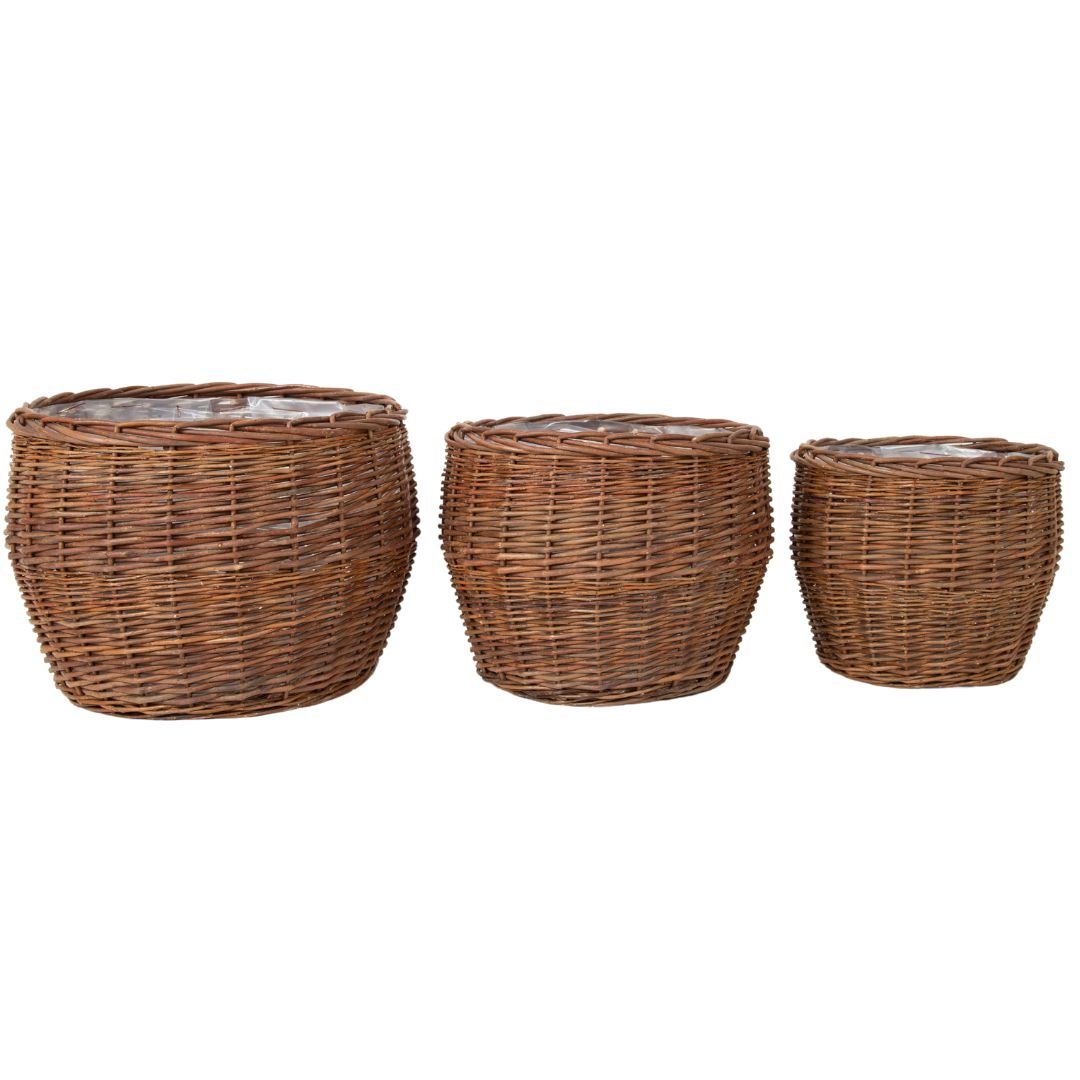 CESTO BOMBATO SALICE S/3PZ. D32-36-44 H28-32-35CM.