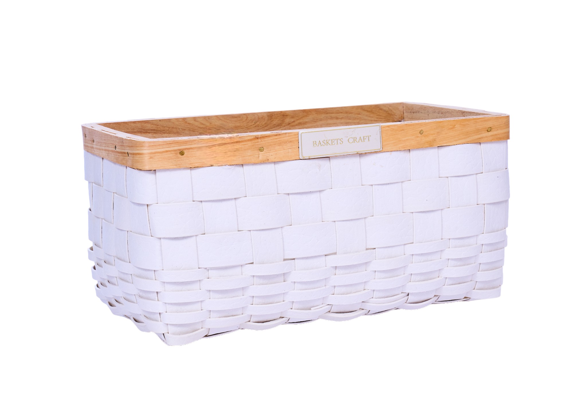 CASSETTA RETT.PLASTICA E LEGNO 225X13 H11CM.
