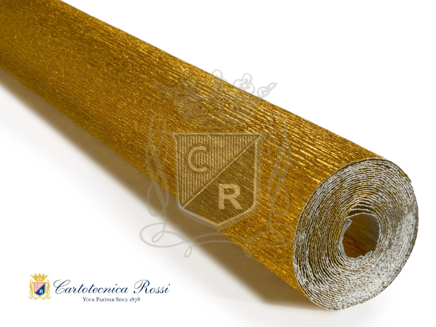 CRESPATE METALL.GR180 050X25MT.ORO PF801