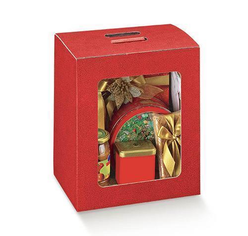 CUBOT.C/F. 28X20X35CM. PELLE ROSSA