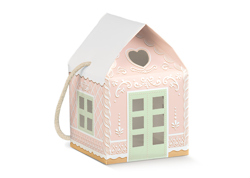 CASETTA C/CORD. 20X20X18CM. PINK L.H.