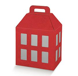 LANTER.INT.TRASP. 300X225 X365MM.PELLE ROSSO