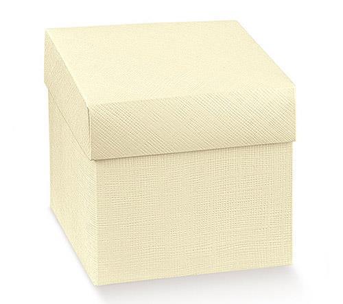 F/C 14X14X14CM. SETA AVORIO