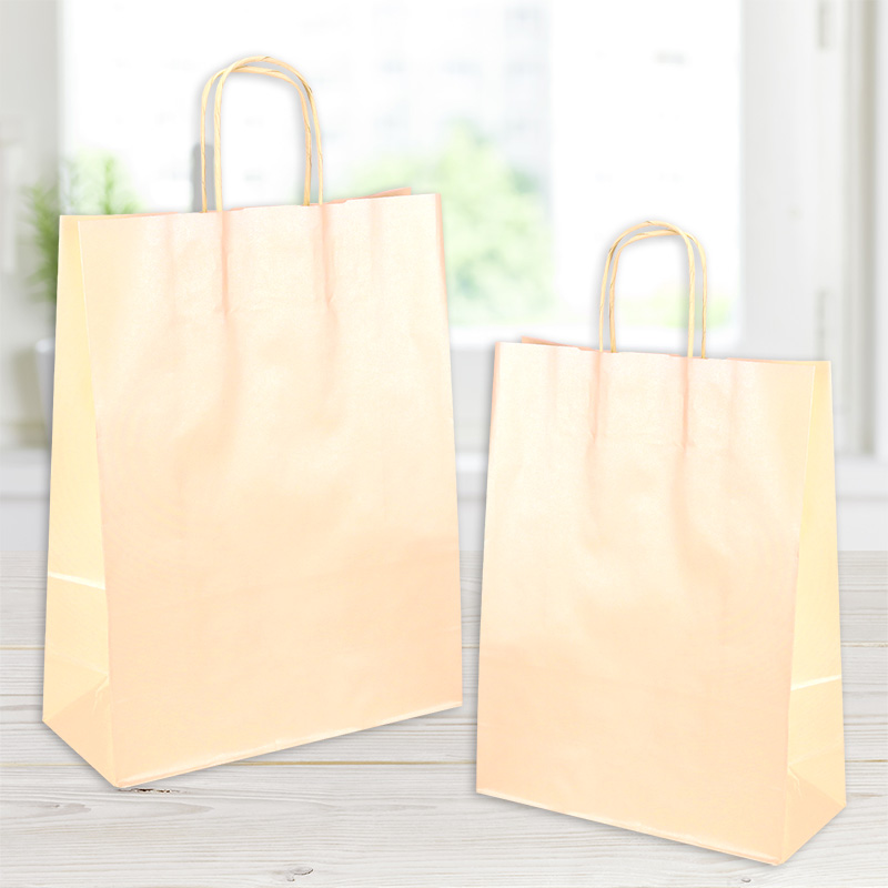 SHOPP.PERLATO 25PZ. 26X11X35CM. AVORIO