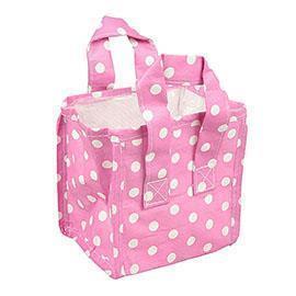 BAG DOT 10PZ. 13X13X11,5CM. LT PINK