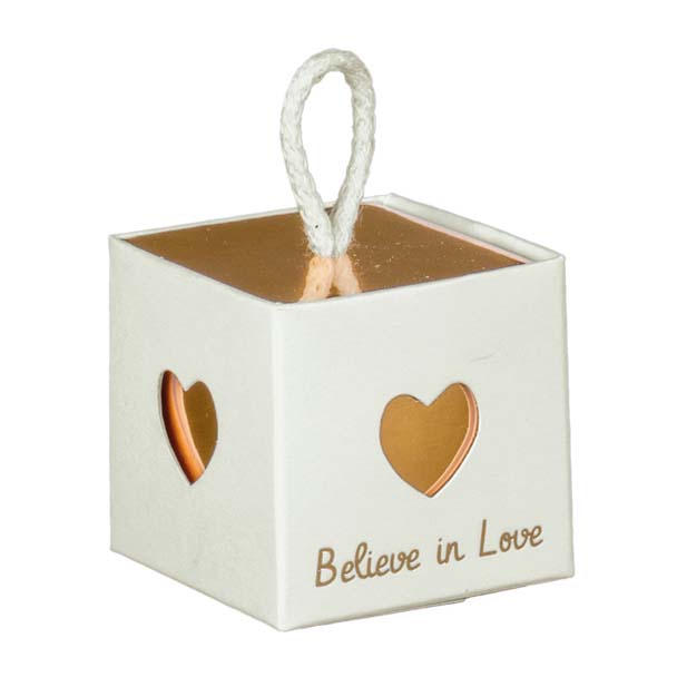 IN C/CO. 5X5X5CM. BELIEVE L. INT.ORO