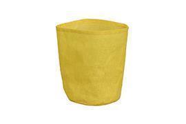 COPRIVASO JUTA H16 D12CM. GIALLO