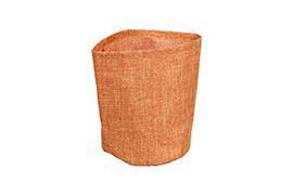 COPRIVASO JUTA H16 D12CM. ARANCIO