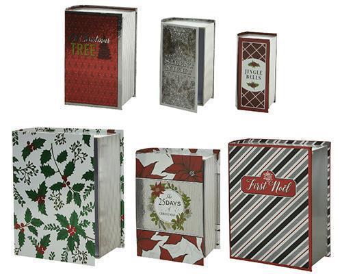 SCAT.LIBRO XMAS S/6PZ. GR.15,5X20X8,8 PC.6X12 X6,2CM.