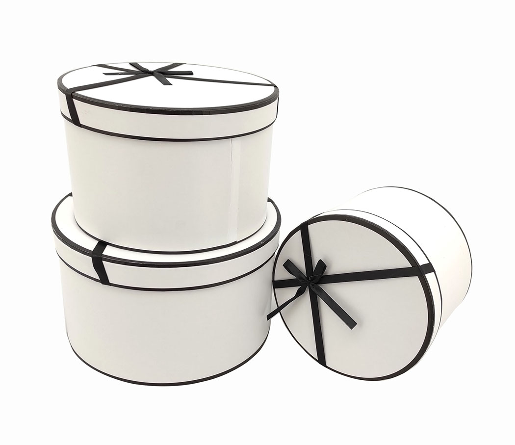 CAPPELLIERA S/3PZ. H15-17-19 D19-23-255CM. BIANCO