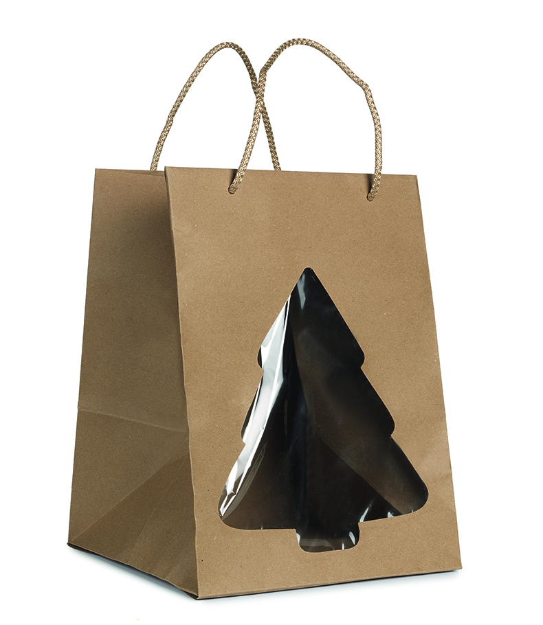 SHOPP.KRAFT C/FIN. 12PZ. 26X35+26CM.