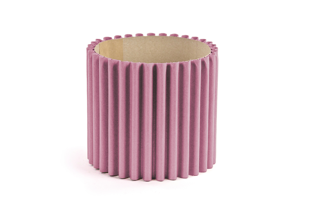 SCATOLA BIG ONDA D15 H15CM. 3PZ. ROSEDUST