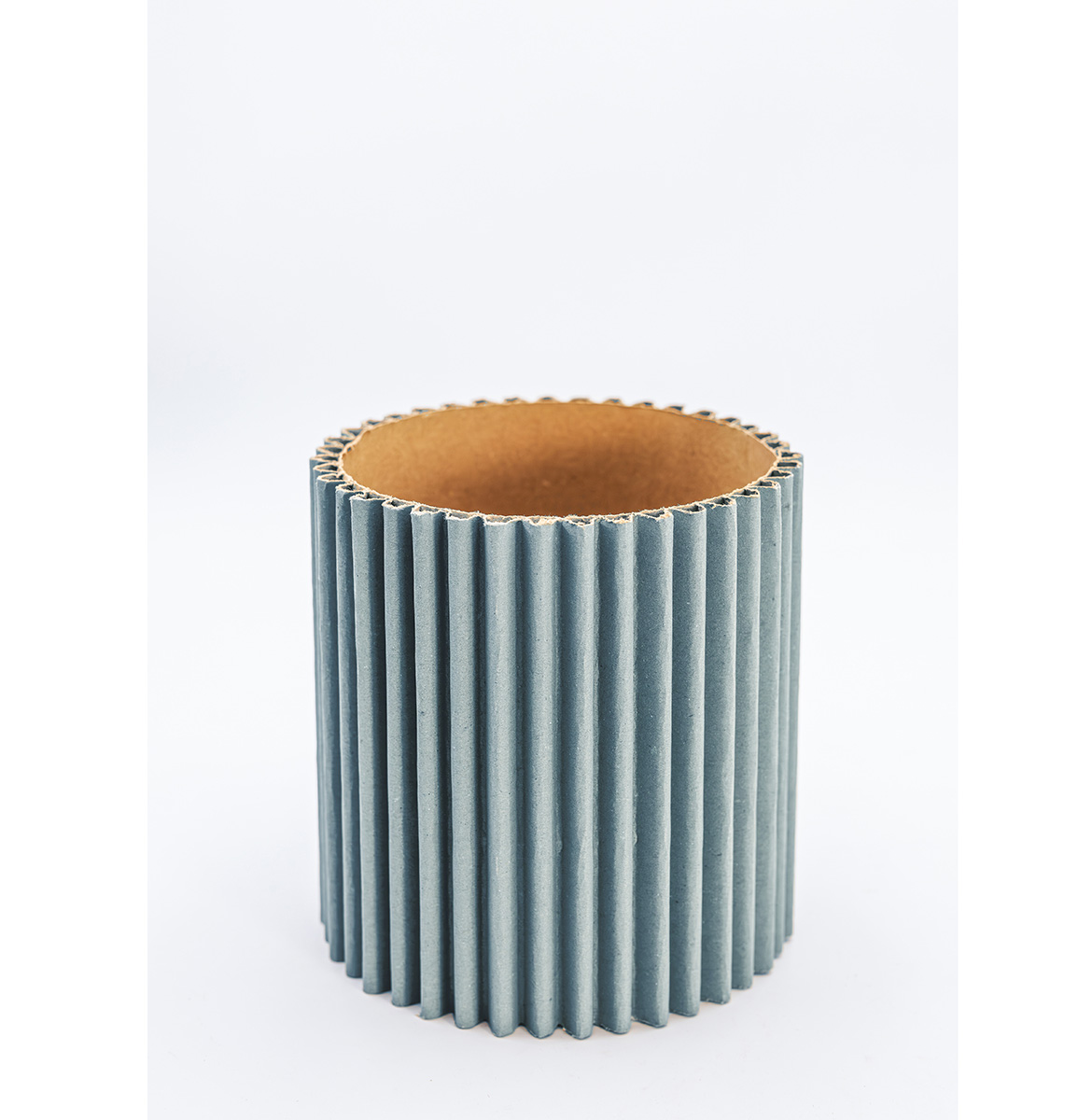 SCATOLA BIG ONDA D15 H15CM. 3PZ. AZZ.POLVERE