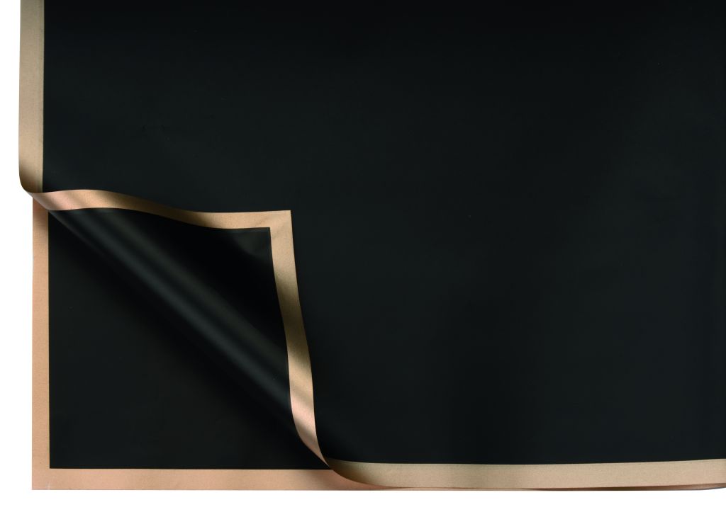 FOGLI MAT SQUARE METAL 12PZ. 58X58CM. 50MY NE