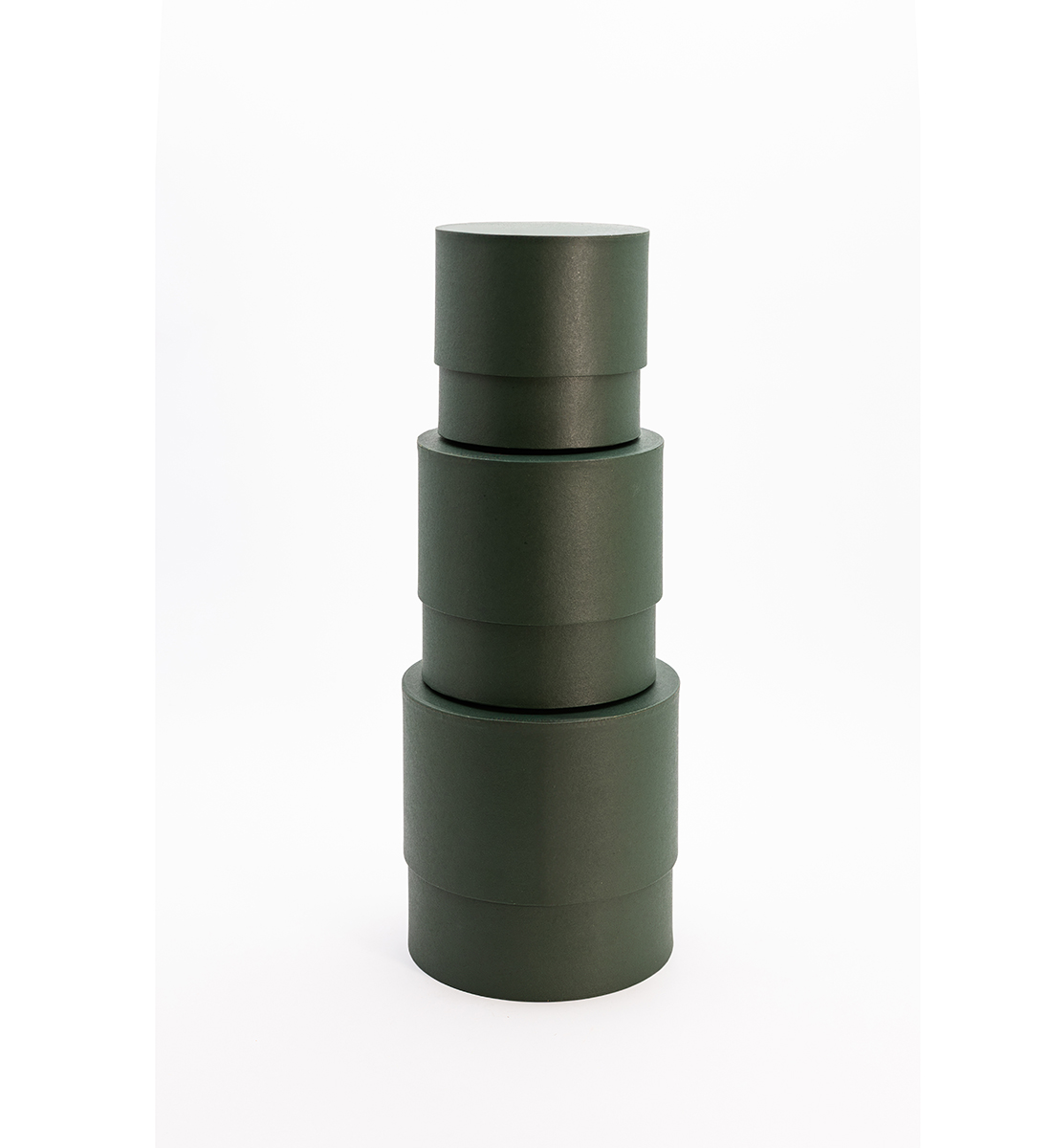 SCAT.FASHION S/3PZ. C/PLAST. D12-14-16CM. VERDE