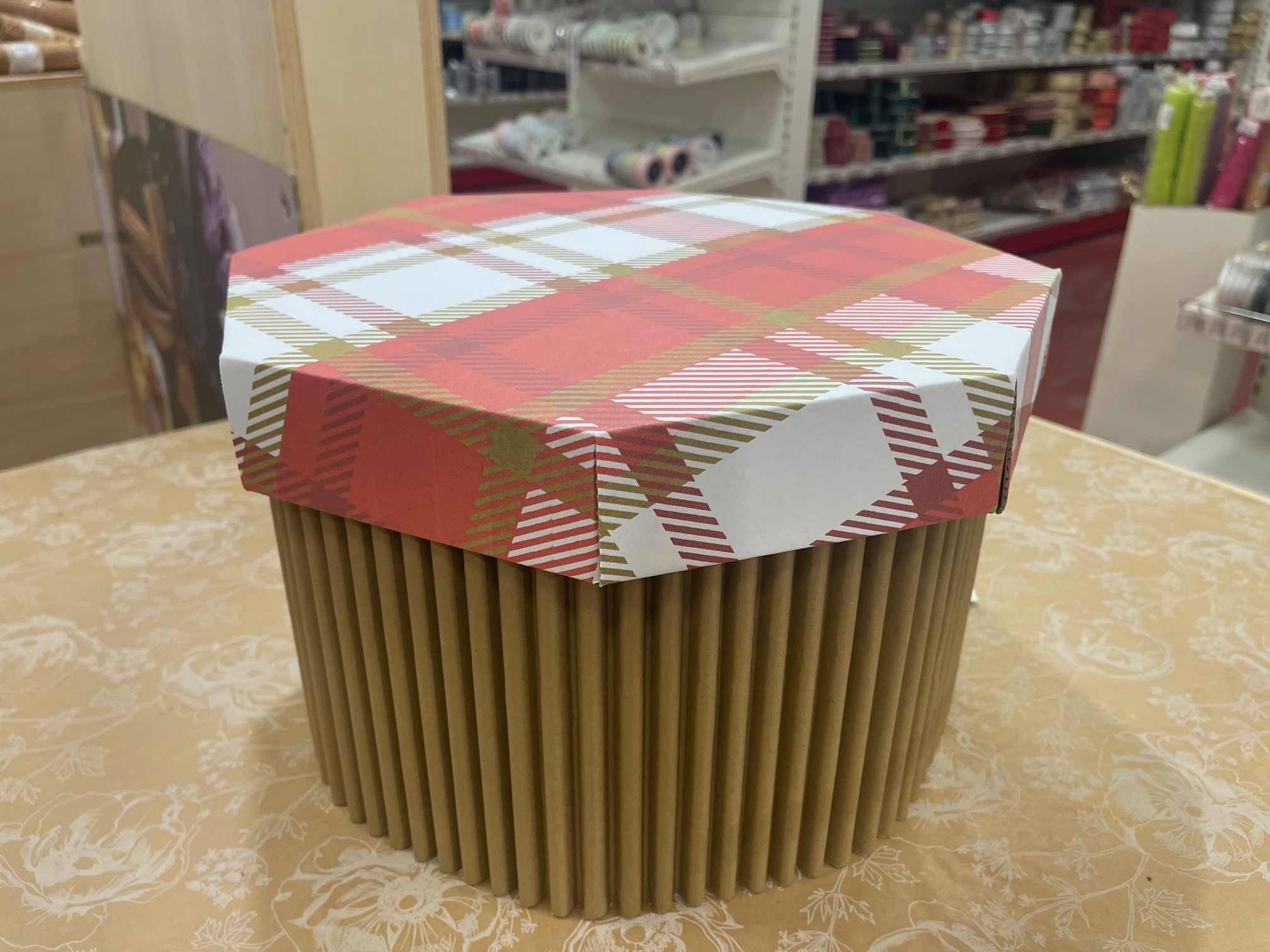 SCAT.WAVE OTTAG.D24,5 H18 C/COPER.TARTAN ROSSO