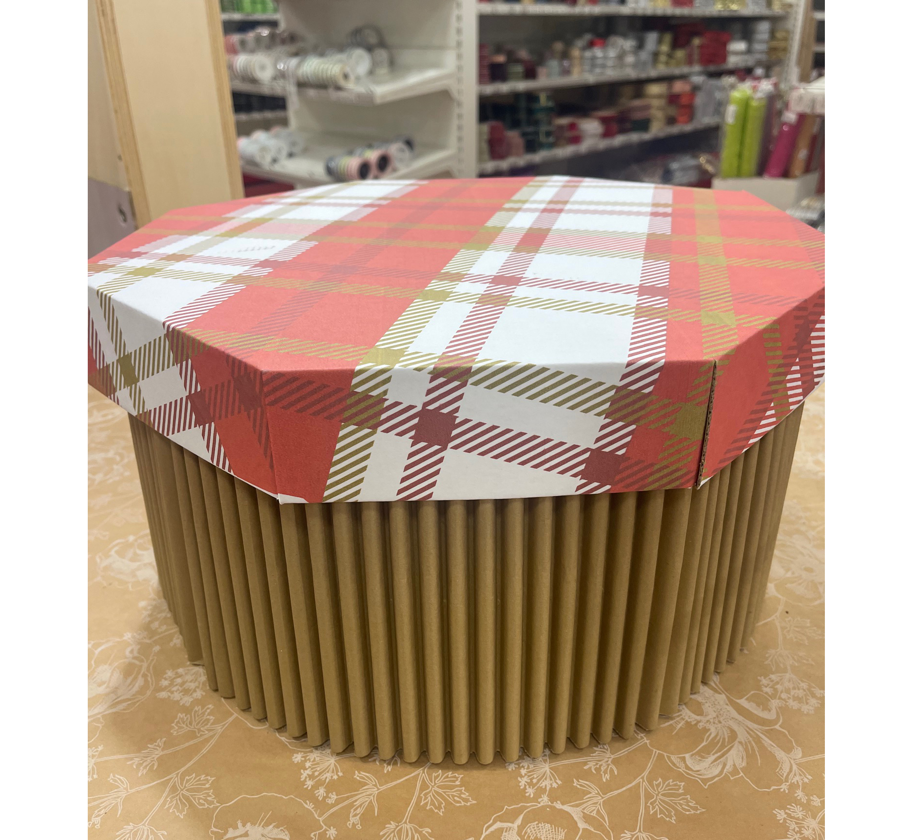 SCAT.WAVE OTTAG.D40 H18 C/COPER.TARTAN ROSSO
