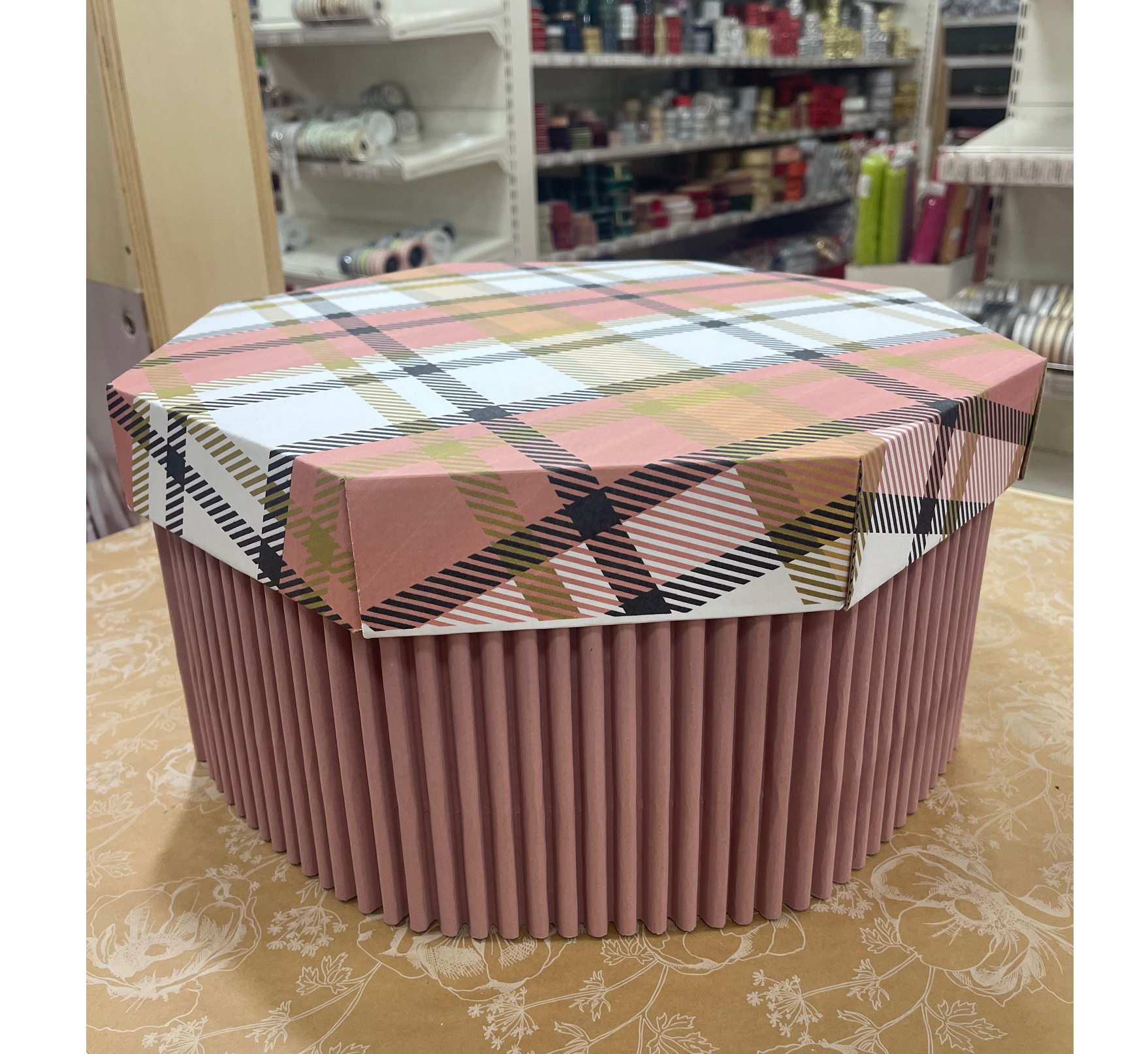 SCAT.WAVE OTTAG.D40 H18 C/COPER.TARTAN CIPRIA