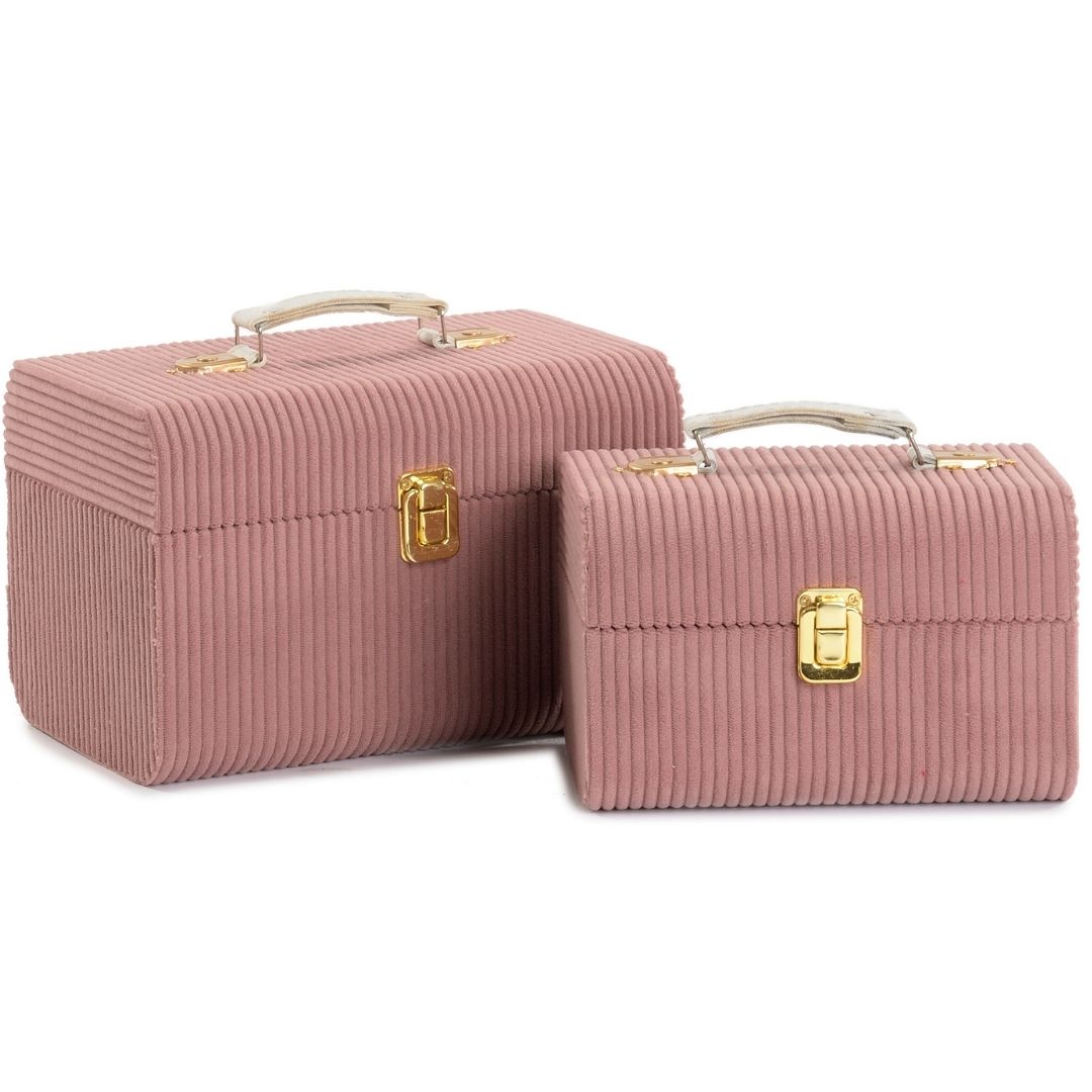 VALIGETTA S/2PZ. 20X13 H13 25X16 H16CM. VINACCIA