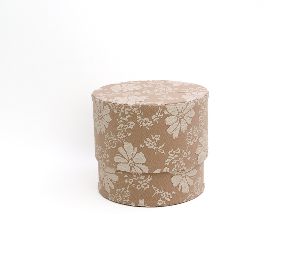 SCAT.FASHION FLORAL S/3PZ. D13-15-17CM. SABBIA