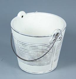 VASO CER.SECCH. H15 D17CM. BIANCO