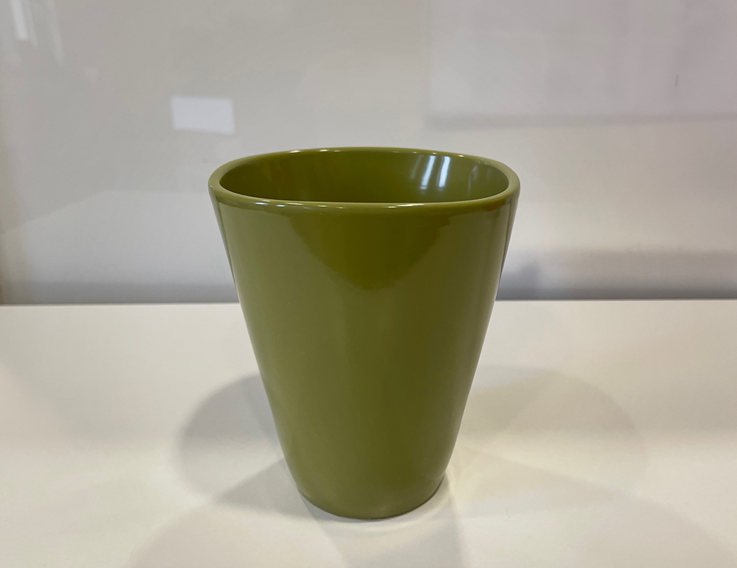 VASO PER ORCHIDEA D14CM. OLIVA
