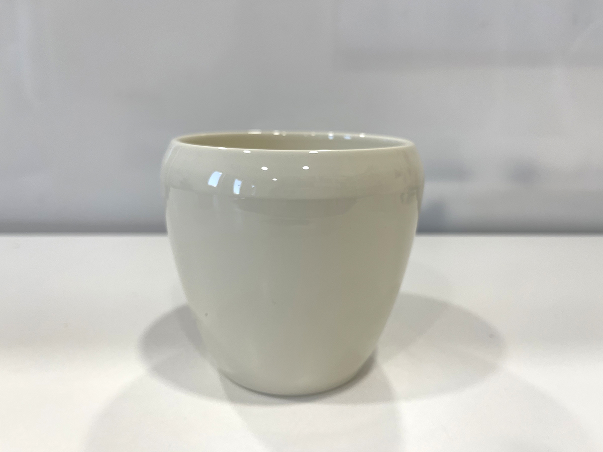 VASO ORCHIDEA BOMB. D11CM. CREMA