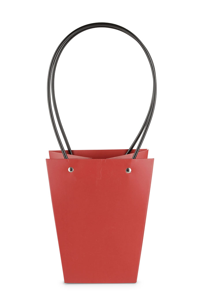 BORSA CARTA IMPERM. H20 11,5X17CM. 10PZ. ROSSO