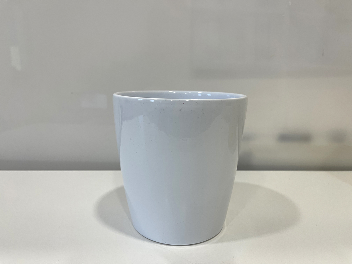 VASO ORCHIDEA D14CM. BIANCO