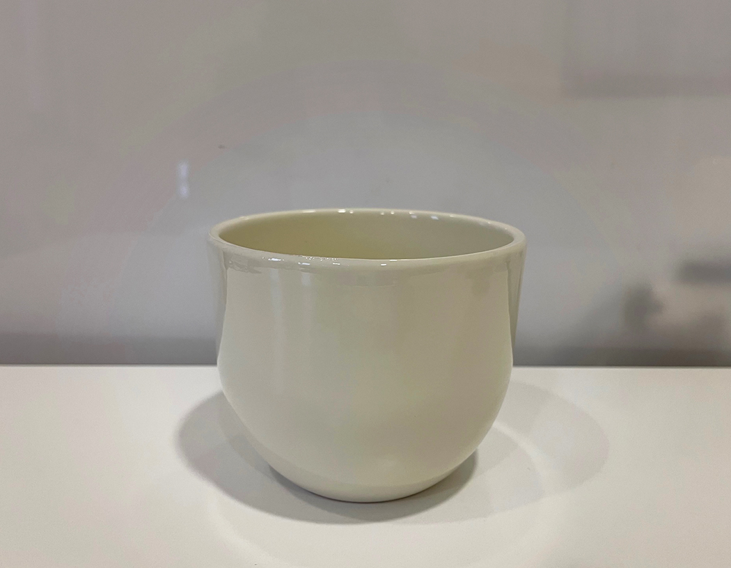 VASO TONDO D12CM. CREMA