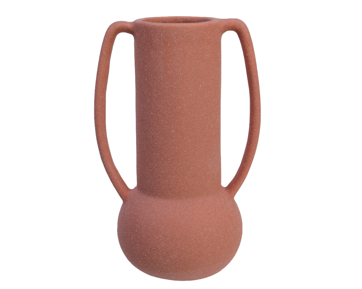 BROCCA C/MANICI H20CM. TERRACOTTA --NETTO-----