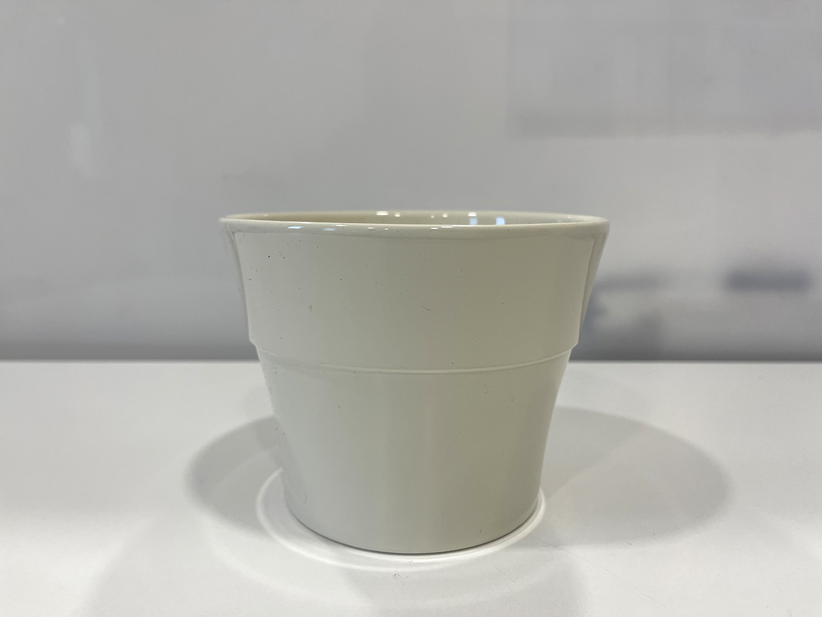 VASETTO PER ORCHIDEA D13CM. PANNA